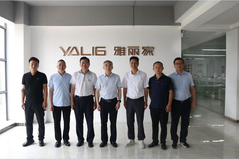 热烈欢迎淮南市委宣传部领导一行莅临雅丽家参观指导